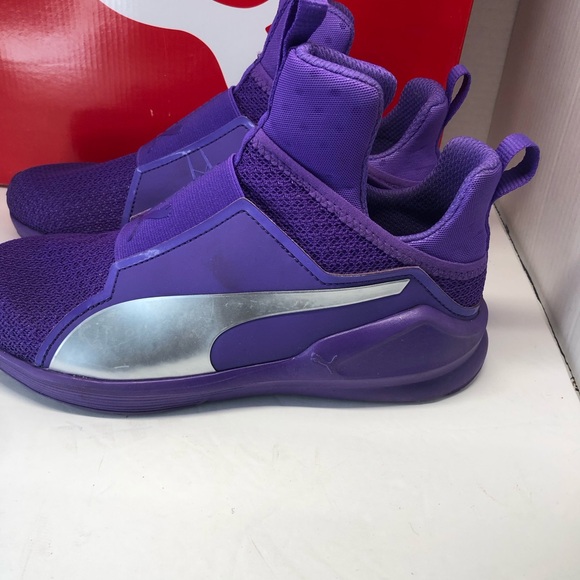 Puma Fierce Culture Surf Electric Purple Silver Sneakers Women’s Size 7.5 - Picture 3 of 7